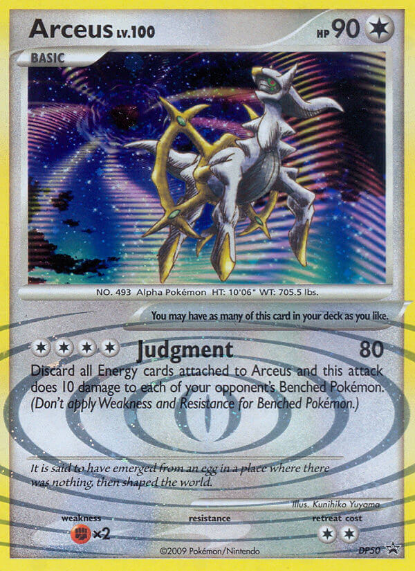 Arceus (DP50) [Diamond & Pearl: Black Star Promos] | Dumpster Cat Games