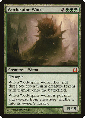 Worldspine Wurm [Return to Ravnica] | Dumpster Cat Games