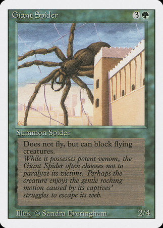 Giant Spider [Revised Edition] | Dumpster Cat Games