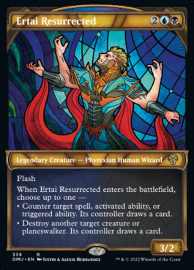 Ertai Resurrected (Showcase Textured) [Dominaria United] | Dumpster Cat Games