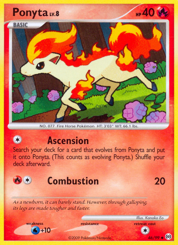 Ponyta (46/99) [Platinum: Arceus] | Dumpster Cat Games