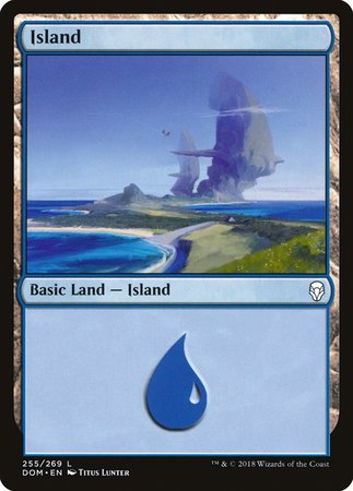 Island (255) [Dominaria] | Dumpster Cat Games