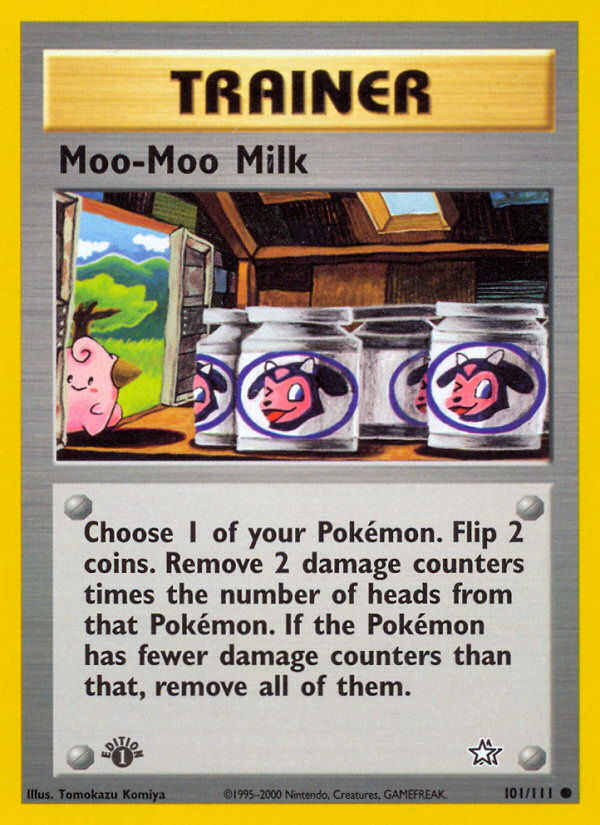 Moo-Moo Milk (101/111) [Neo Genesis 1st Edition] | Dumpster Cat Games