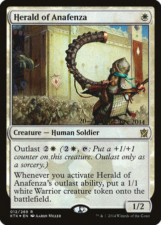 Herald of Anafenza [Khans of Tarkir Promos] | Dumpster Cat Games