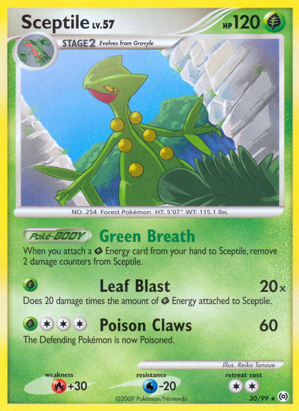 Sceptile (30/99) [Platinum: Arceus] | Dumpster Cat Games