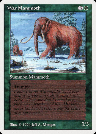 War Mammoth [Summer Magic / Edgar] | Dumpster Cat Games