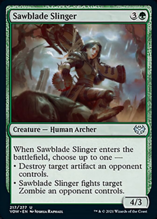 Sawblade Slinger [Innistrad: Crimson Vow] | Dumpster Cat Games