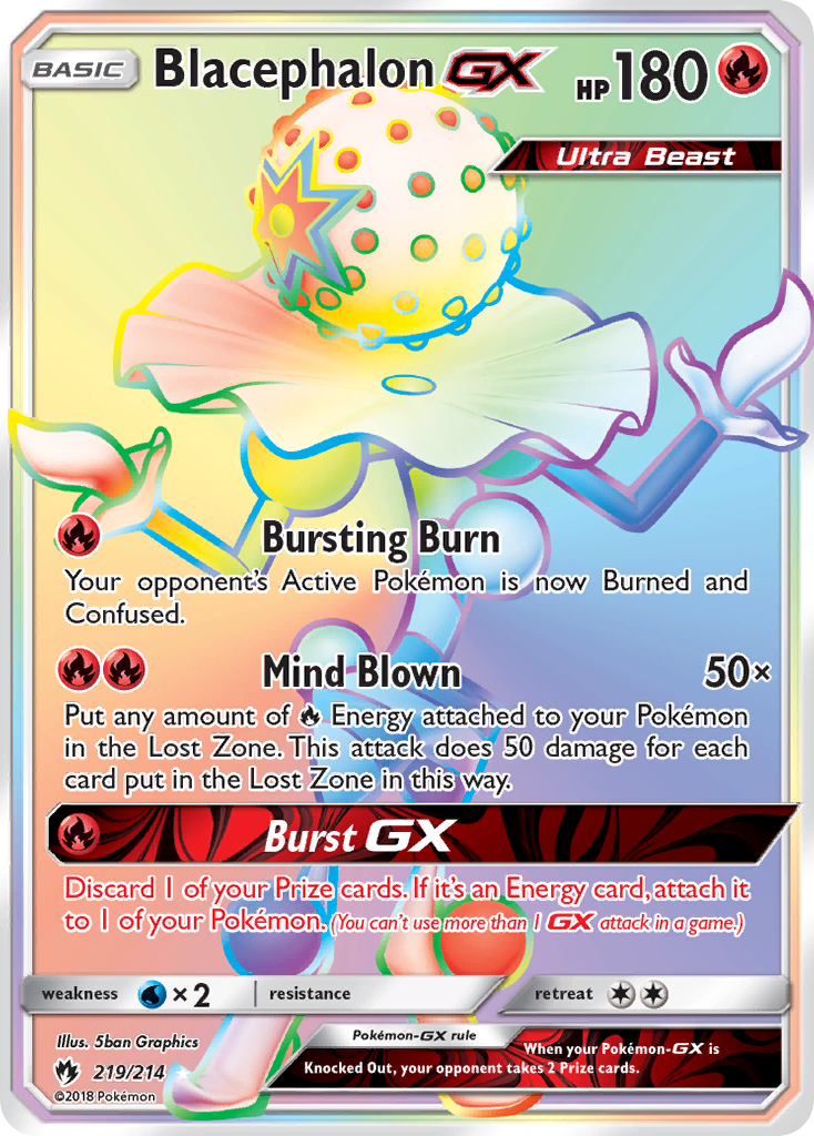 Blacephalon GX (219/214) [Sun & Moon: Lost Thunder] | Dumpster Cat Games