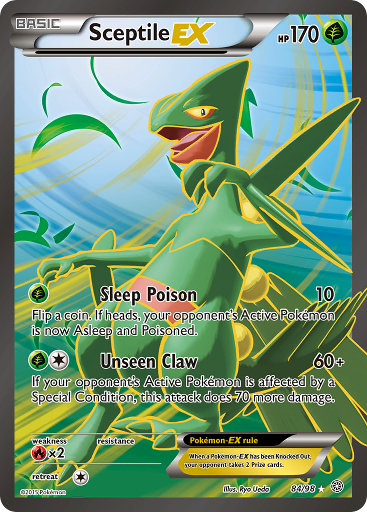 Sceptile EX (84/98) [XY: Ancient Origins] | Dumpster Cat Games