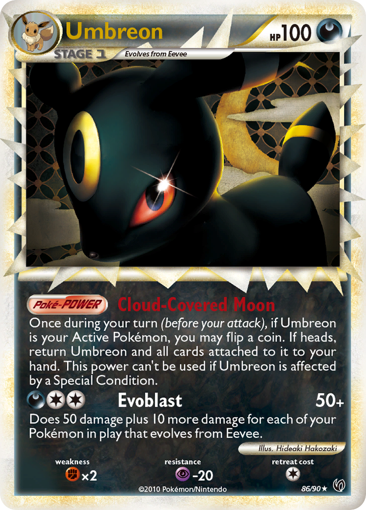 Umbreon (86/90) [HeartGold & SoulSilver: Undaunted] | Dumpster Cat Games