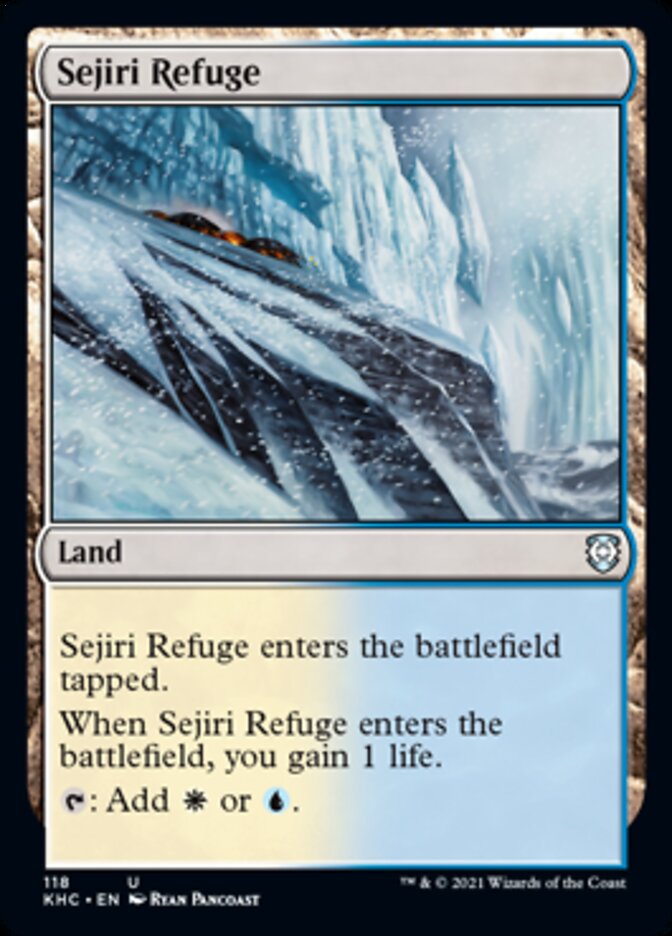 Sejiri Refuge [Kaldheim Commander] | Dumpster Cat Games