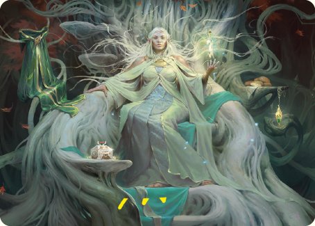 Galadriel, Gift-Giver Art Card [The Lord of the Rings: Tales of Middle-earth Art Series] | Dumpster Cat Games