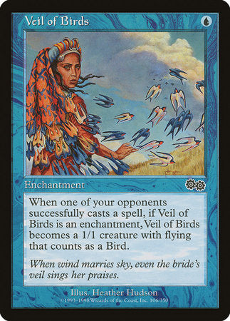 Veil of Birds [Urza's Saga] | Dumpster Cat Games