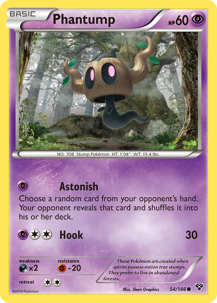 Phantump (54/146) [XY: Base Set] | Dumpster Cat Games