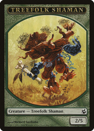 Treefolk Shaman Token [Morningtide Tokens] | Dumpster Cat Games