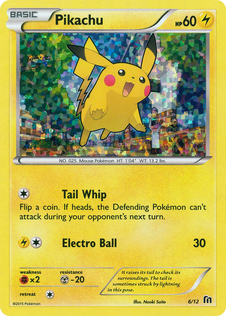 Pikachu (6/12) [McDonald's Promos: 2016 Collection] | Dumpster Cat Games