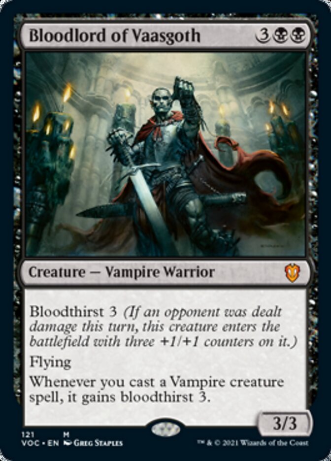 Bloodlord of Vaasgoth [Innistrad: Crimson Vow Commander] | Dumpster Cat Games