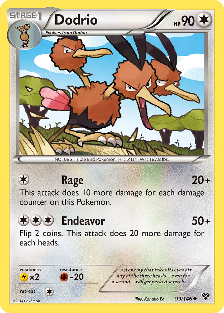 Dodrio (99/146) [XY: Base Set] | Dumpster Cat Games