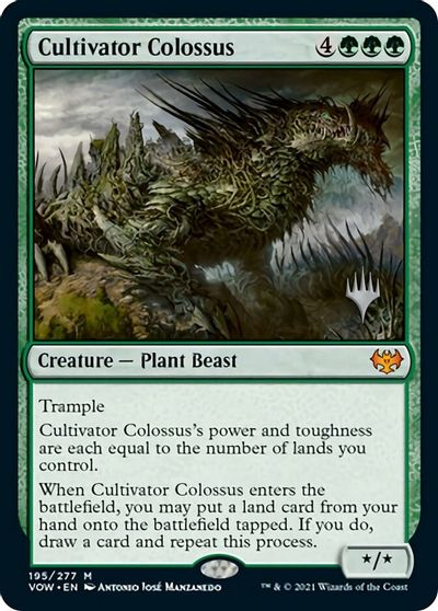 Cultivator Colossus (Promo Pack) [Innistrad: Crimson Vow Promos] | Dumpster Cat Games