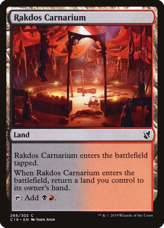 Rakdos Carnarium [Commander 2019] | Dumpster Cat Games