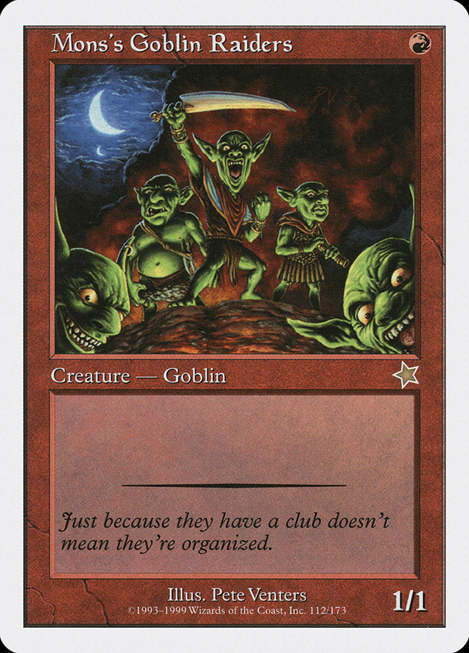 Mons's Goblin Raiders [Starter 1999] | Dumpster Cat Games