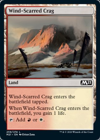 Wind-Scarred Crag [Core Set 2021] | Dumpster Cat Games