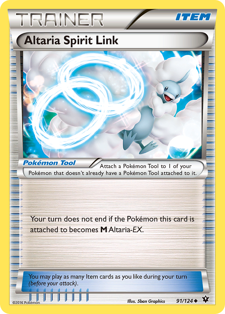 Altaria Spirit Link (91/124) [XY: Fates Collide] | Dumpster Cat Games