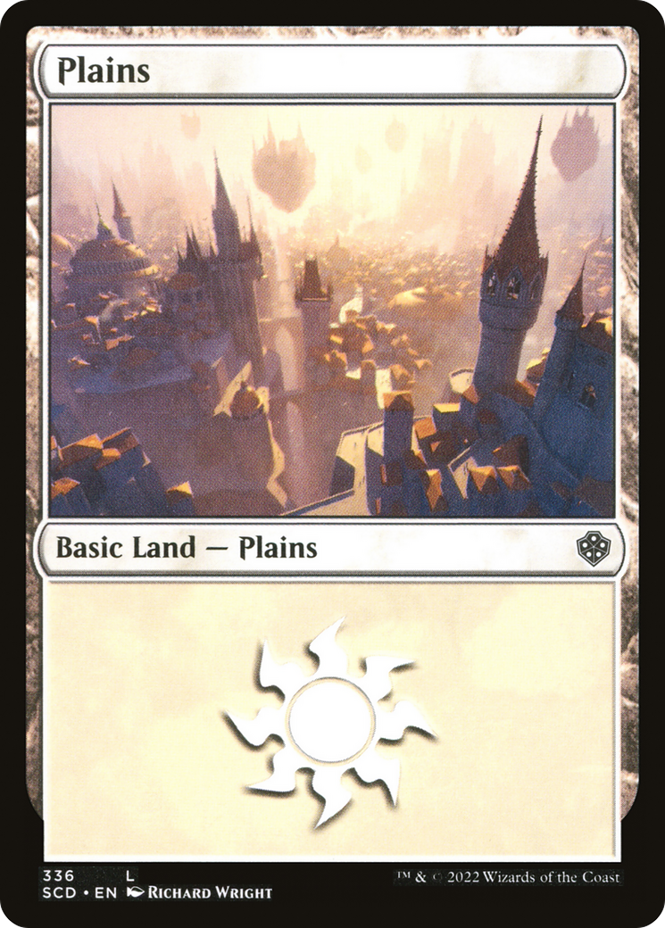 Plains (336) [Starter Commander Decks] | Dumpster Cat Games