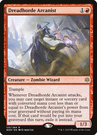 Dreadhorde Arcanist [War of the Spark Promos] | Dumpster Cat Games