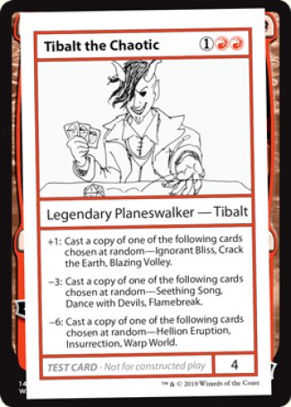 Tibalt the Chaotic (2021 Edition) [Mystery Booster Playtest Cards] | Dumpster Cat Games