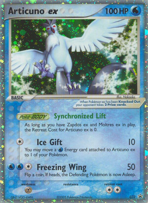 Articuno ex (032) [Nintendo: Black Star Promos] | Dumpster Cat Games