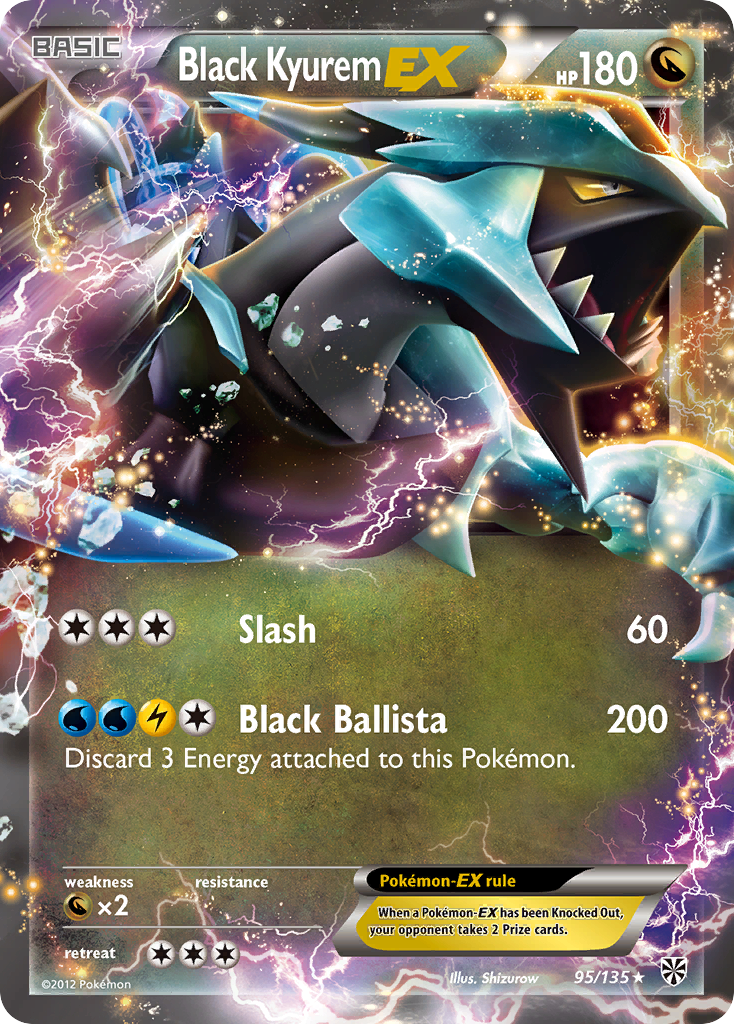 Black Kyurem EX (95/135) [Black & White: Plasma Storm] | Dumpster Cat Games