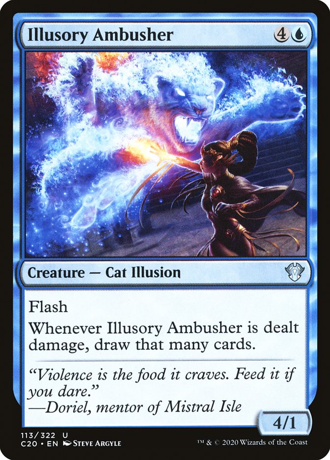 Illusory Ambusher [Commander 2020] | Dumpster Cat Games