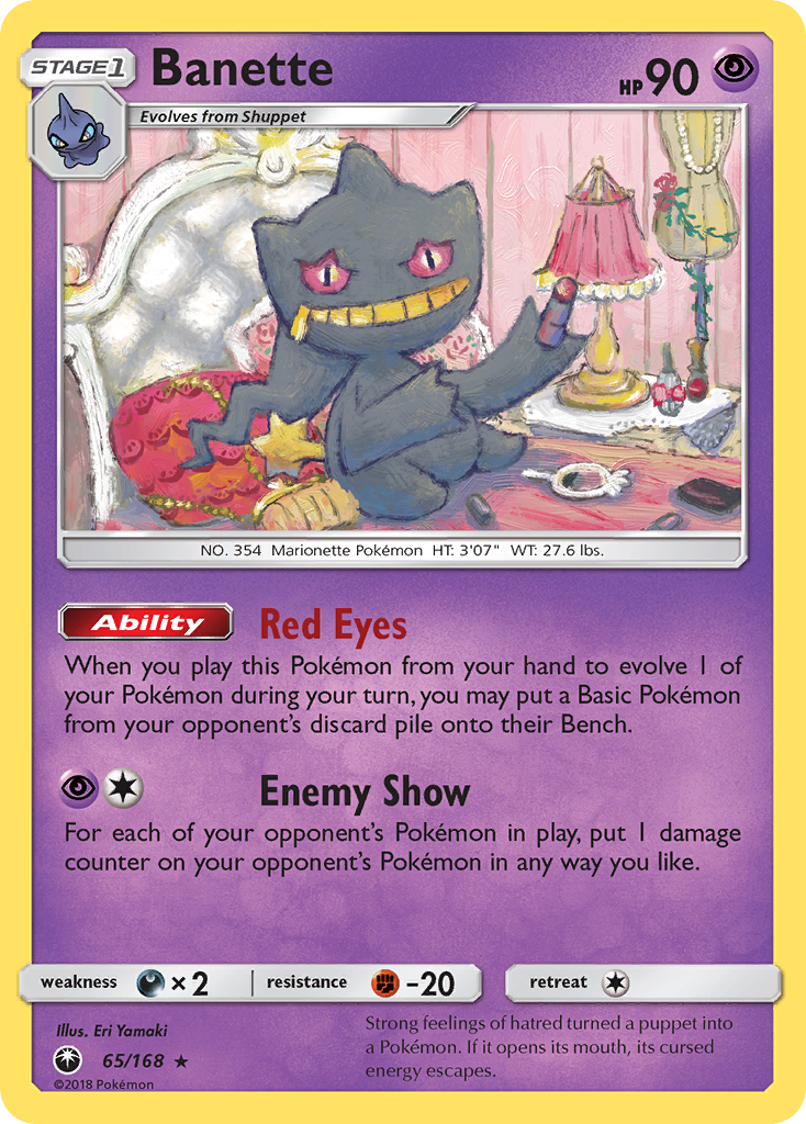 Banette (65/168) [Sun & Moon: Celestial Storm] | Dumpster Cat Games