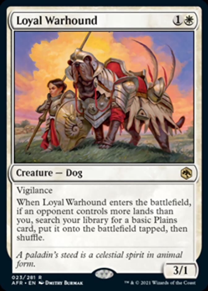 Loyal Warhound [Dungeons & Dragons: Adventures in the Forgotten Realms] | Dumpster Cat Games