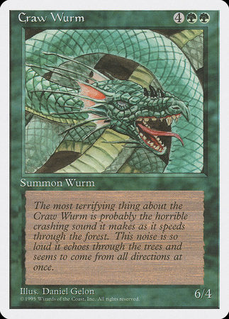 Craw Wurm [Fourth Edition] | Dumpster Cat Games