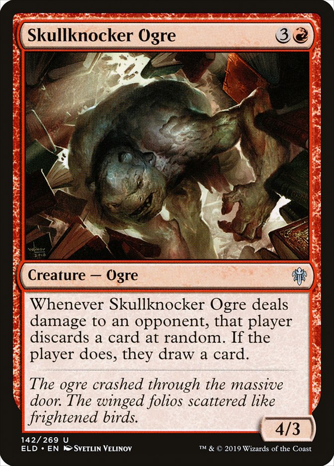 Skullknocker Ogre [Throne of Eldraine] | Dumpster Cat Games