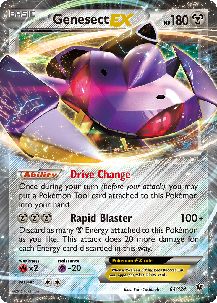 Genesect EX (64/124) [XY: Fates Collide] | Dumpster Cat Games