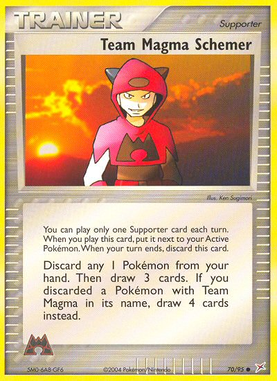 Team Magma Schemer (70/95) [EX: Team Magma vs Team Aqua] | Dumpster Cat Games