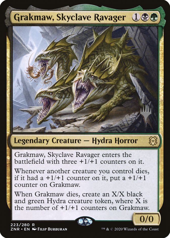 Grakmaw, Skyclave Ravager (Promo Pack) [Zendikar Rising Promos] | Dumpster Cat Games