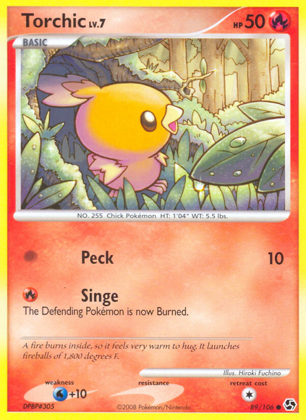 Torchic (89/106) [Diamond & Pearl: Great Encounters] | Dumpster Cat Games