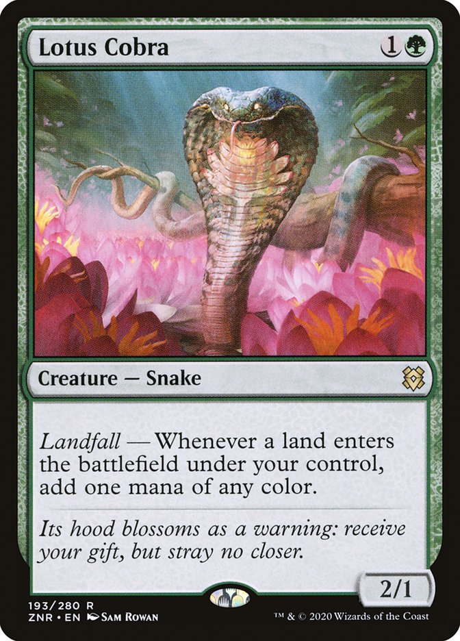 Lotus Cobra [Zendikar Rising] | Dumpster Cat Games