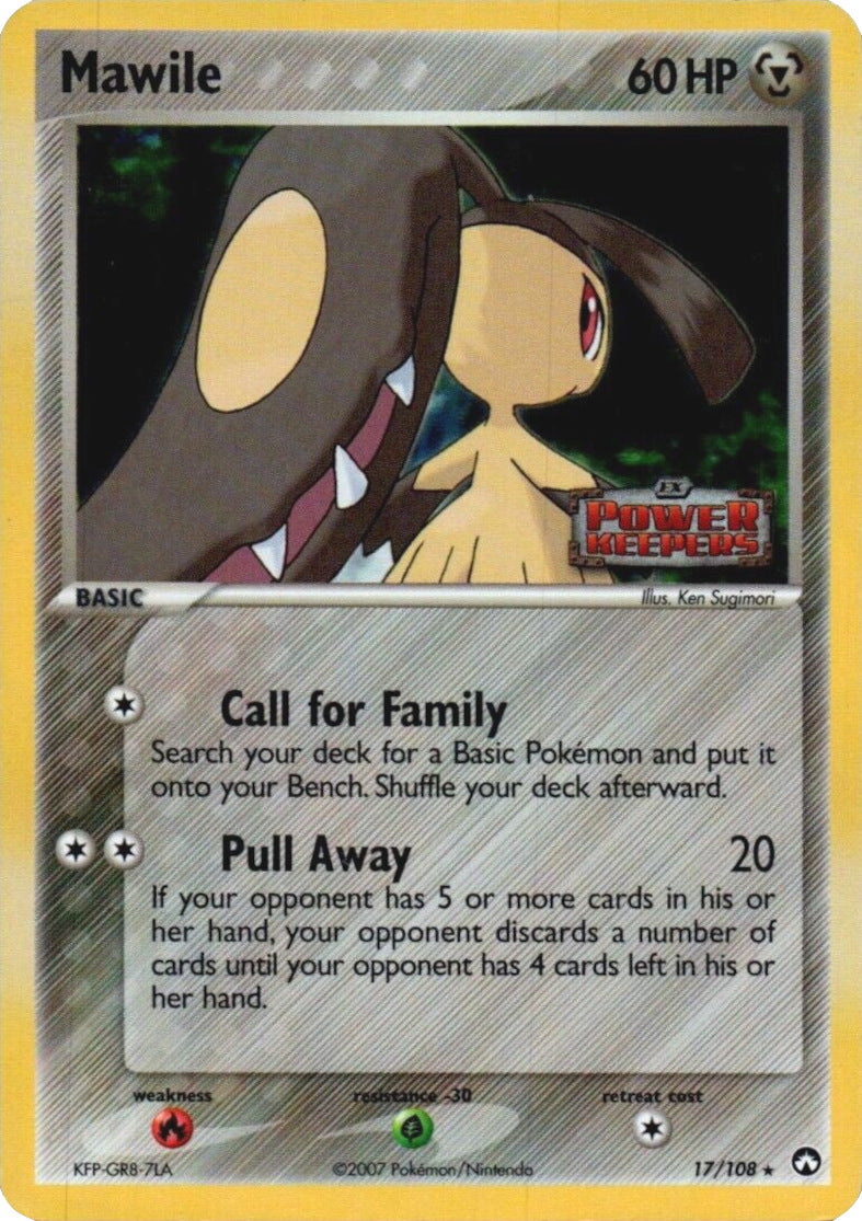 Mawile (17/108) (Stamped) [EX: Power Keepers] | Dumpster Cat Games