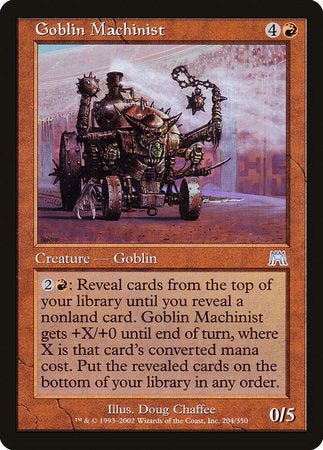 Goblin Machinist [Onslaught] | Dumpster Cat Games