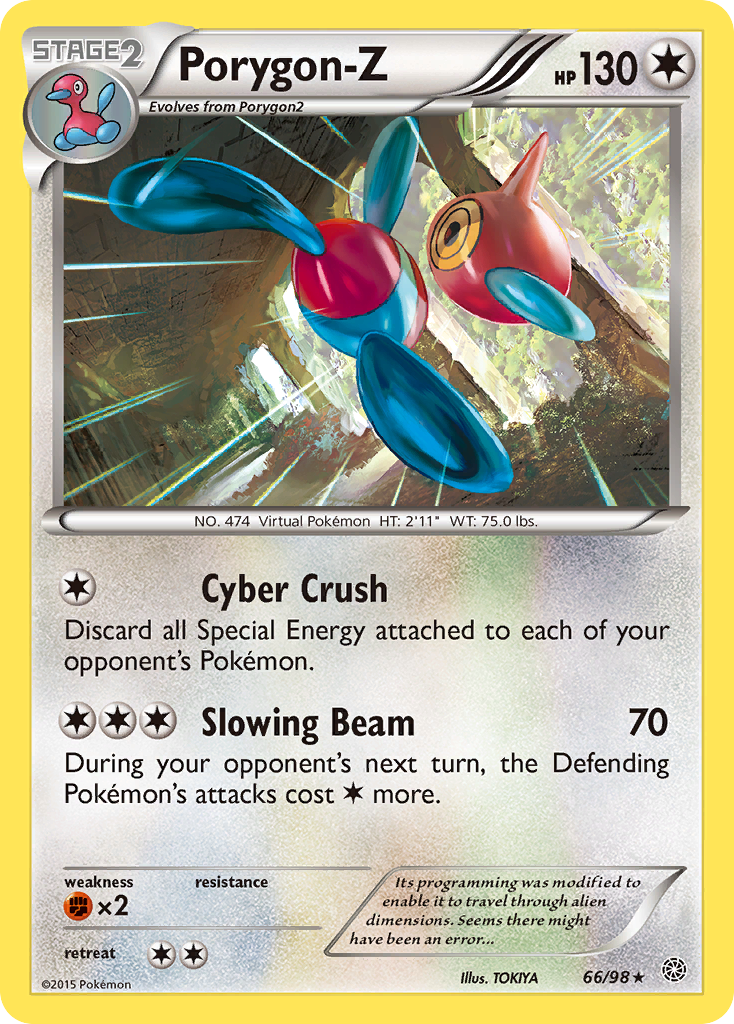 Porygon-Z (66/98) [XY: Ancient Origins] | Dumpster Cat Games