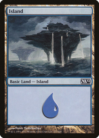 Island (237) [Magic 2012] | Dumpster Cat Games