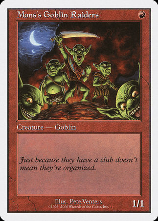 Mons's Goblin Raiders [Starter 2000] | Dumpster Cat Games