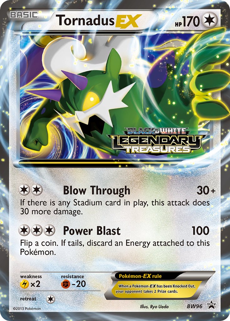 Tornadus EX (BW96) [Black & White: Black Star Promos] | Dumpster Cat Games