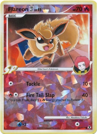 Flareon (60/111) (Cracked Ice) [Platinum: Rising Rivals] | Dumpster Cat Games