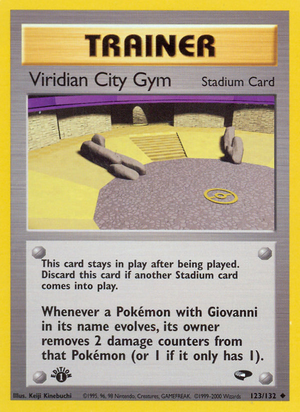 Viridian City Gym (123/132) [Gym Challenge 1st Edition] | Dumpster Cat Games